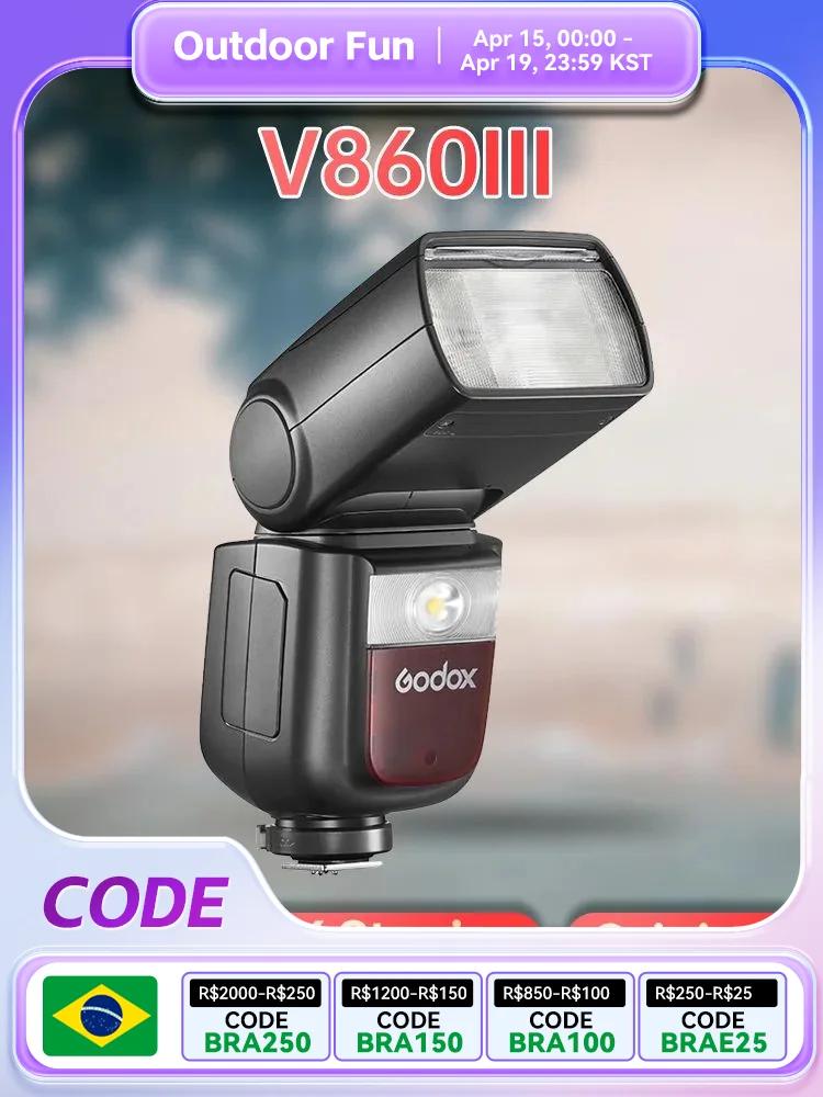 Godox V860III TTL HSS 2.4G ǵƮ V860III-C V860III-N V860III-S ī޶ ÷, ĳ, , , , øǪ, Ź ī޶